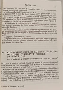 Dossiers U2: Le pacte de Varsovie