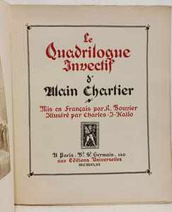 Le Quadrilogue Invectif