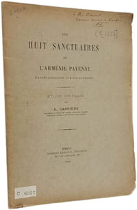 Les huit sanctuaires de l'Arménie payenne - Etude critique