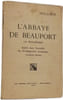 L'Abbaye de Beauport. Pierre Le B&eacute;guec