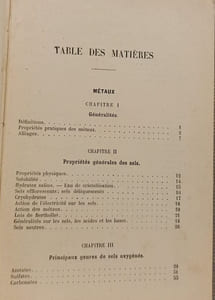 Métaux Chimie Organique