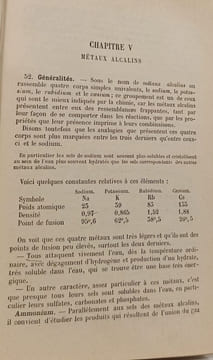 Métaux Chimie Organique. Joly et Lespieau