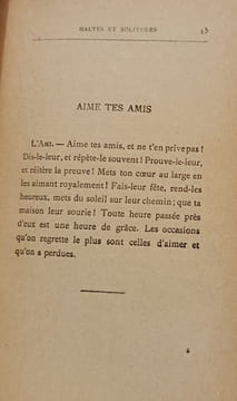 L'ami. Dialogues intérieurs. Ch. Wagner