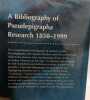 A Bibliography of Pseudepigrapha Research 1850-1999 (Library of Second Temple Studies). Ditommaso Lorenzo