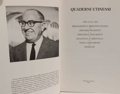 Quaderni Utinensi 15/16: Bibliografia e biblioteconomia Percorsi filosofici Immagini e documenti bizantina & orientalia