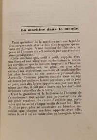 Machinisme et culture