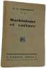 Machinisme et culture. A. C. Ayquesparse