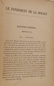 La morale le fondement