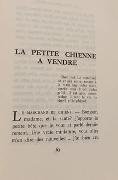 La paix chez les bêtes. Colette