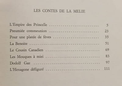 Les Contes de La Mélie - illustrés par Philippe Dumas