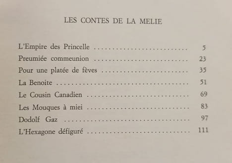 Les Contes de La Mélie - illustrés par Philippe Dumas. Bernard Noël