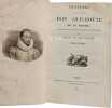 Histoire de l'admirable Don Quichotte de la Manche - TOME PREMIER. Michel de Cervantes