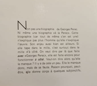 Pour un Perec lettré chiffré