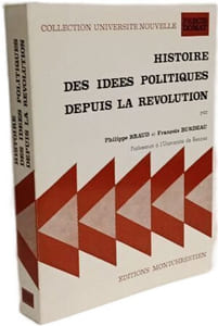 Histoire des idees politiques depuis la revolution