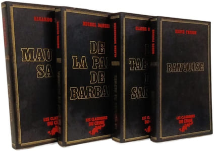 Les classiques du crime - 4 Volumes - (Herve Prudon- Banquise + Michel Dansel- De La Part de Barbara + Ricardo Matas- Mauvais Sang + Claude Bourgendre- Le Tablier De Sapeur)