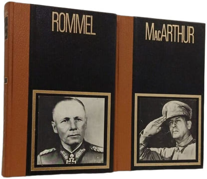 Les grands chefs militaires: MacArthur + Rommel. Bernard Michal