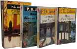 PD James Collection - Un certain go&ucirc;t pour la mort + Meurtre dans un fauteuil + La proie pour l' ombre + Mort d'un expert. P.D. James