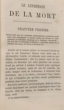 Le lendemain de la mort ou La vie future selon la science. Louis Figuier