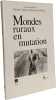 Mondes ruraux en mutation : Journ&eacute;es... Rennes les 7 et 8 octobre 1991. Vatine  Corbel