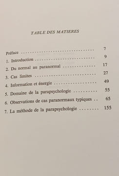 Inventaire de la parapsychologie. Professeur H. van Praag
