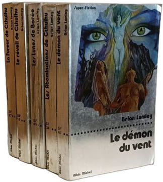 Le démon du vent; La fureur de Cthulhu; Le réveil de Cthulhu; Les lunes de Borée; Les abominations de Cthulhu. Brian Lumley