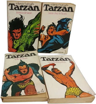 Tarzan - du n°1 au n°12 : le seigneur de la jungle; le retour de Tarzan; Tarzan chez les fauves; Le fils de Tarzan; Tarzan l'indomptable; Tarzan dans ...