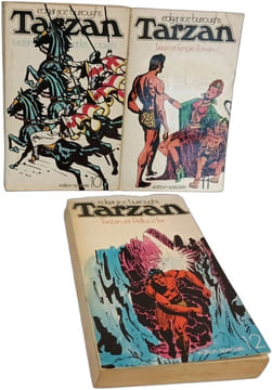 Tarzan - du n°1 au n°12 : le seigneur de la jungle; le retour de Tarzan; Tarzan chez les fauves; Le fils de Tarzan; Tarzan l'indomptable; Tarzan dans ...