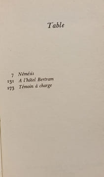 Némésis. A l'hôtel Bertram. Témoin à charge Volume 17. Agatha Christie