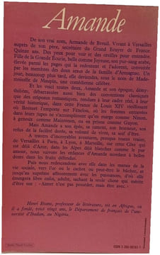 Amande. Henri Evans