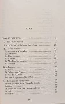 Croquis Parisiens à Vau l'eau un dilemme. J.K. Huysmans