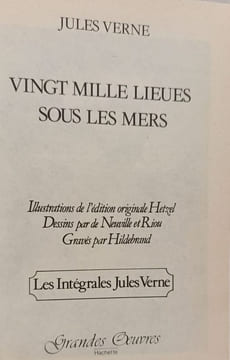 Vingt mille lieues sous les mers. Jules Verne