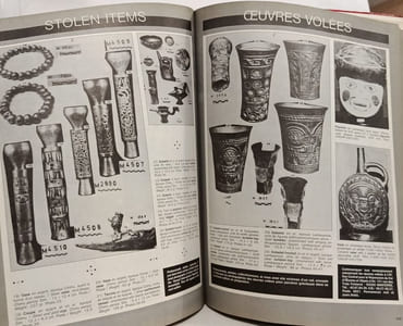 Annuaire International des Oeuvres et Objets dArt volés. International yearbook of stolen Works of Art 1992-1993