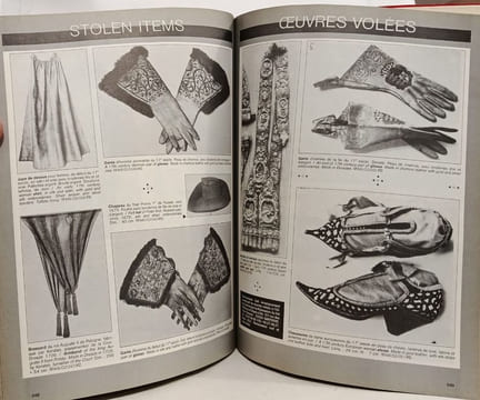 Annuaire International des Oeuvres et Objets dArt volés. International yearbook of stolen Works of Art 1992-1993. Monestier Martin