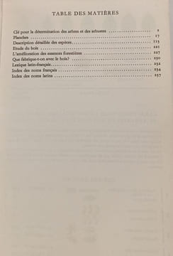 Arbres et arbustes de nos forêts et de nos jardins. H. Vedel / J. Lange G. Luzu