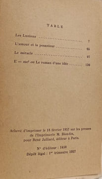E = mc². Pierre Boulle