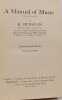 A Manual of Music. R. Dunstan