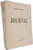 Journal 1930-1945. EDMOND GILLIARD