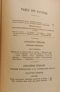 Histoire de la littérature latine. Jeanroy et Puech