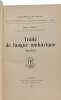 Trait&eacute; de langue amharique (Abyssinie). Marcel Cohen