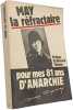 May la r&eacute;fractaire. May Picqueray
