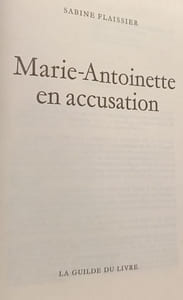 Marie-Antoinette en accusation