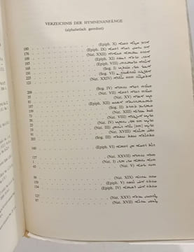 Des heiligen Ephraem des Syres Hymnen de Nativitate (Epiphania) Scriptores Syri TOMUS 82-83 - Corpus scriptorum christianorum orientalium VOL. ...