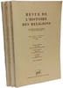 Revue de l'histoire des religions - TOME CCVIII - Fascicule 1 2 4. Collectif