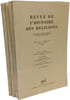 Revue de l'histoire des religions - TOME CCIX - fascicules 1 2 3 4. Collectif