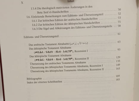 Das Testament Abrahams: Edition und Übersetzung der arabischen und äthiopischen Versionen (Aethiopistische Forschungen Band 76). Heide Martin