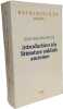 INTRODUCTION A LA LITTERATURE YIDDISH ANCIENNE. Baumgarten Jean
