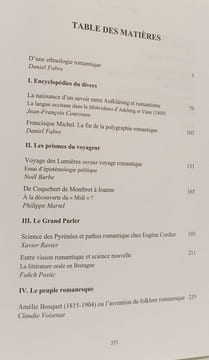 Savoirs romantiques : Une naissance de l'ethnologie. Fabre Daniel Collectif Privat Jean-Marie