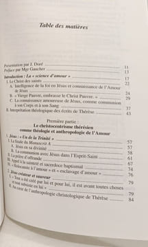 L'amour de Jésus la christologie de Sainte Thérese de Lisieux N72. Léthel François-Marie
