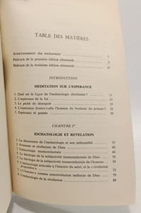 Théologie de l'espérance : Etudes sur les fondements et les conséquences d'une eschatologie chrétienne