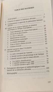 Création et rupture en littérature africaine. Georges Ngal
